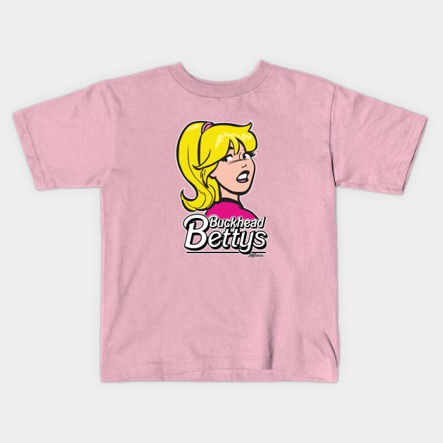 Buckhead Bettys (BLONDE) Kids T-Shirt by LePossum